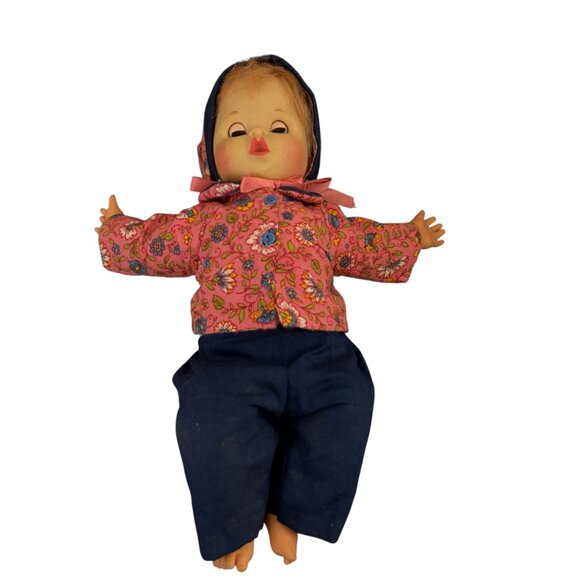 VTG Mattel 1965 Baby Pattaburp Halloween Creepy Eyes Makes Croaking Noise - Picture 2 of 5